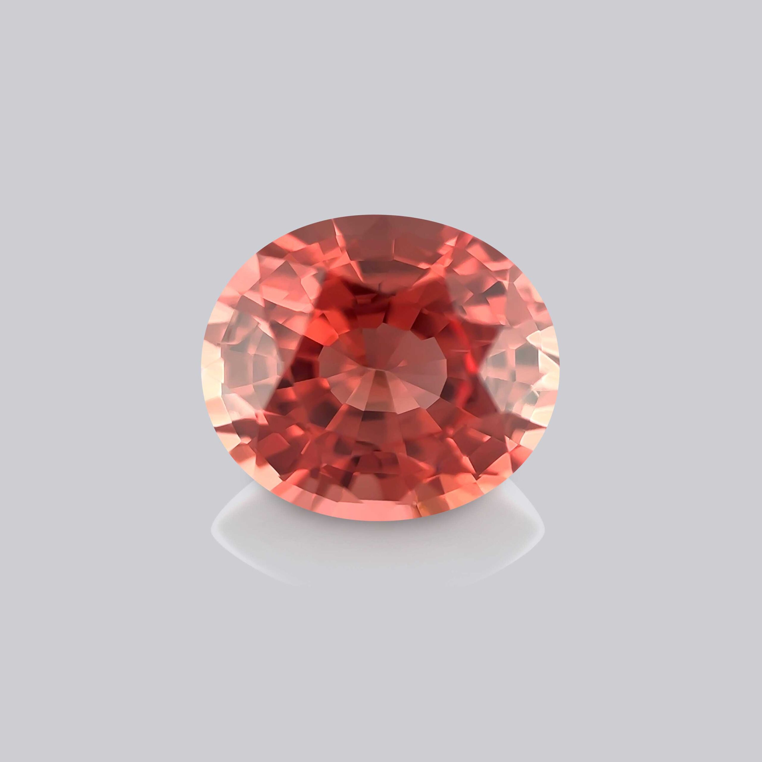 spinelle naturel couleur pêche padparadsha mygem pierre fine pierre précieuse