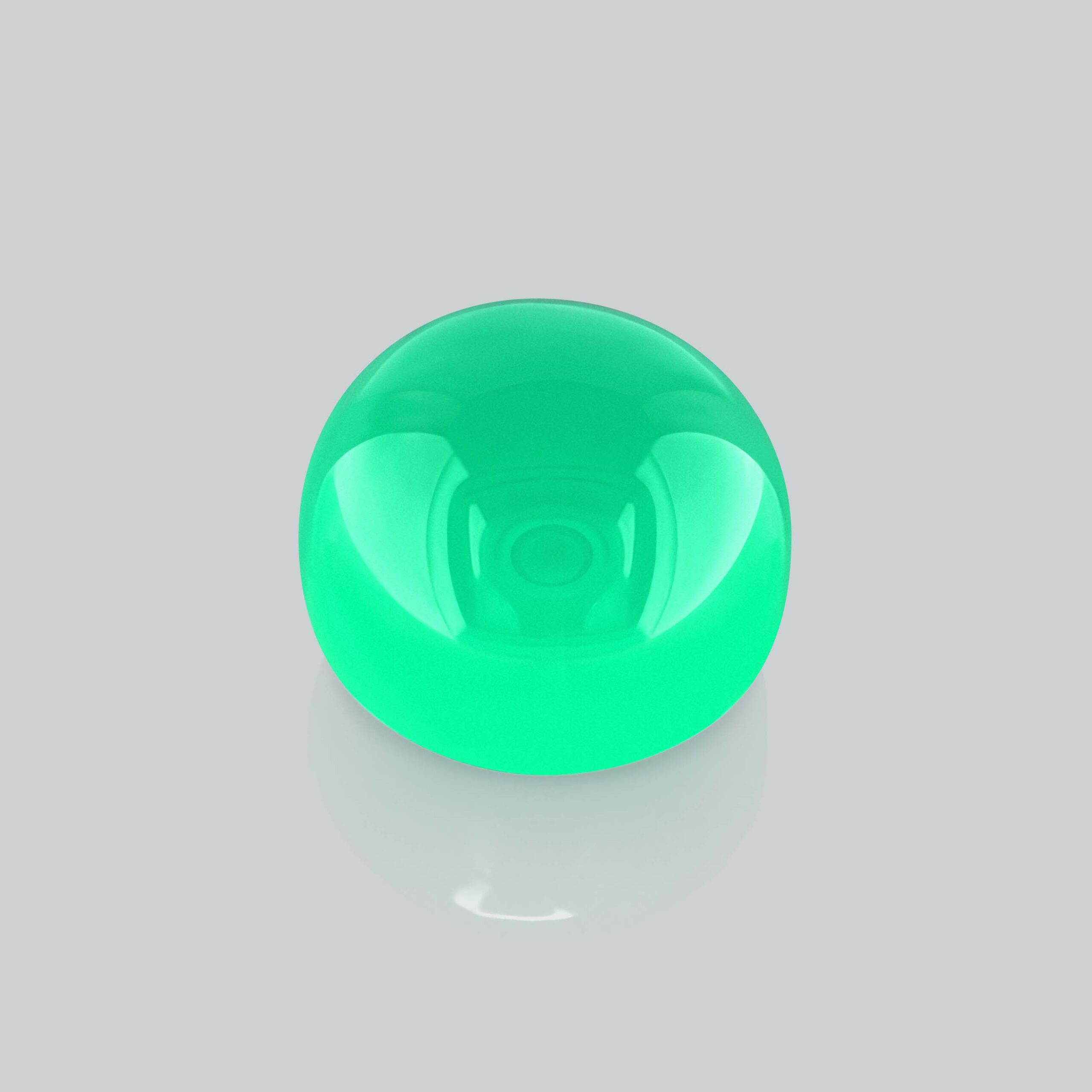 opale verte cabochon