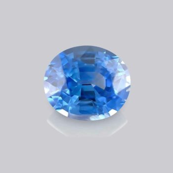 saphir bleu oval mygem pierre précieuse bleue